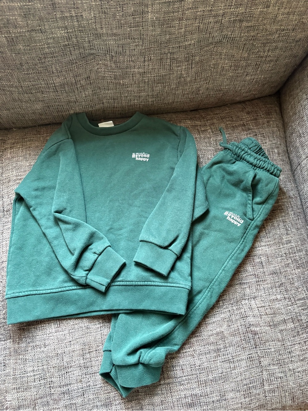 Zara Green Kids Sweatsuit set 3-4 Years